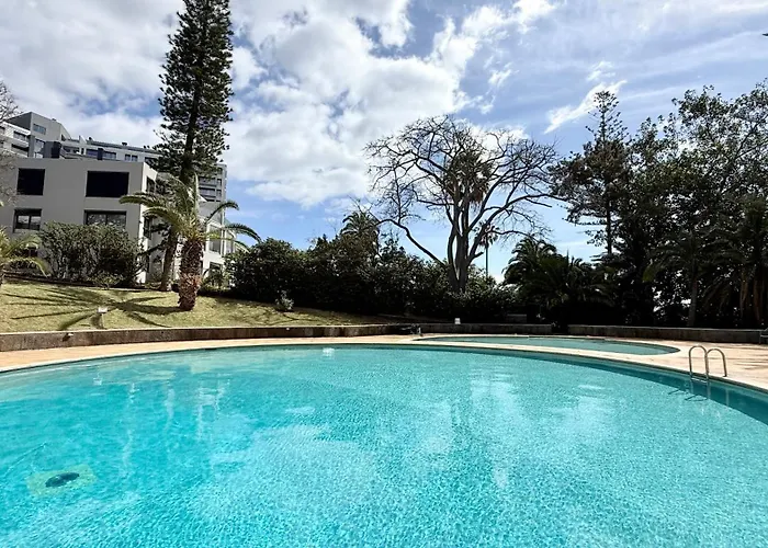 Apartamento Madeira Bliss I - Com Piscina, Varanda, Vista Mar E Estacionamento *